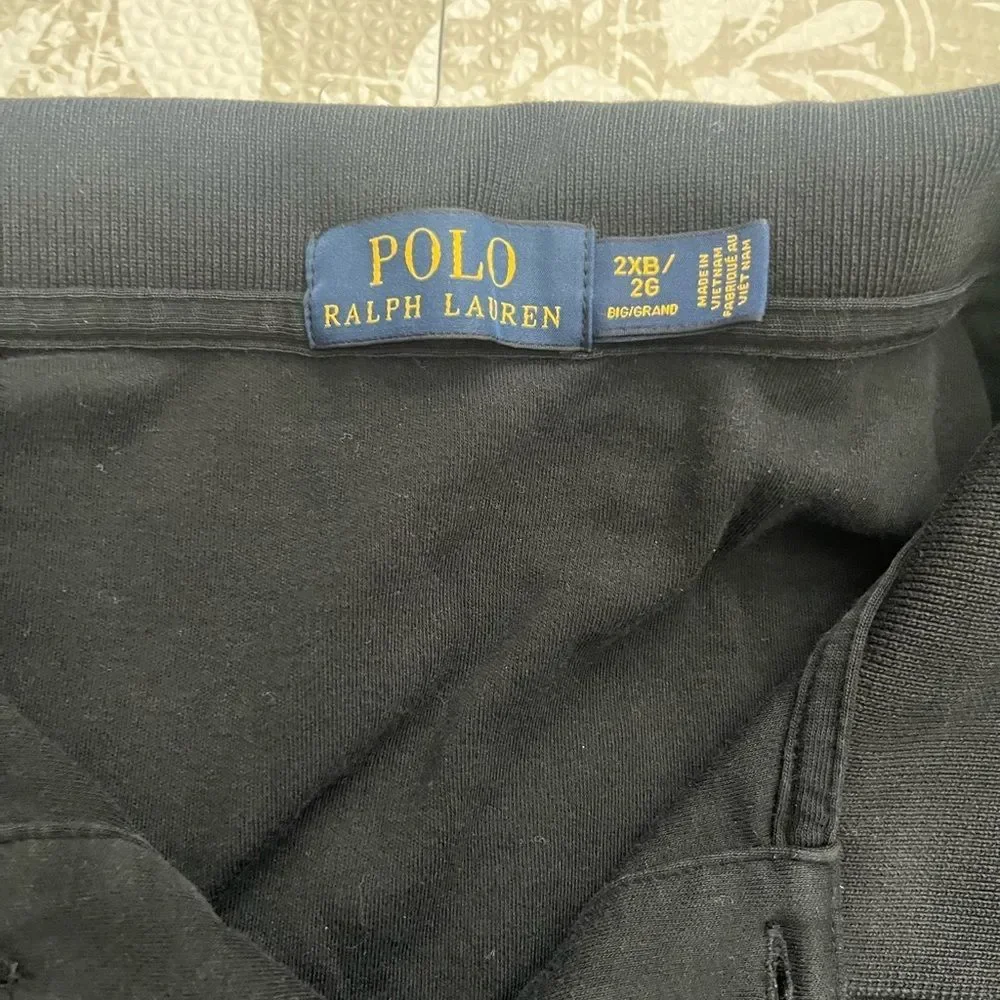 Ralph Lauren Men's Black Polo Shirt